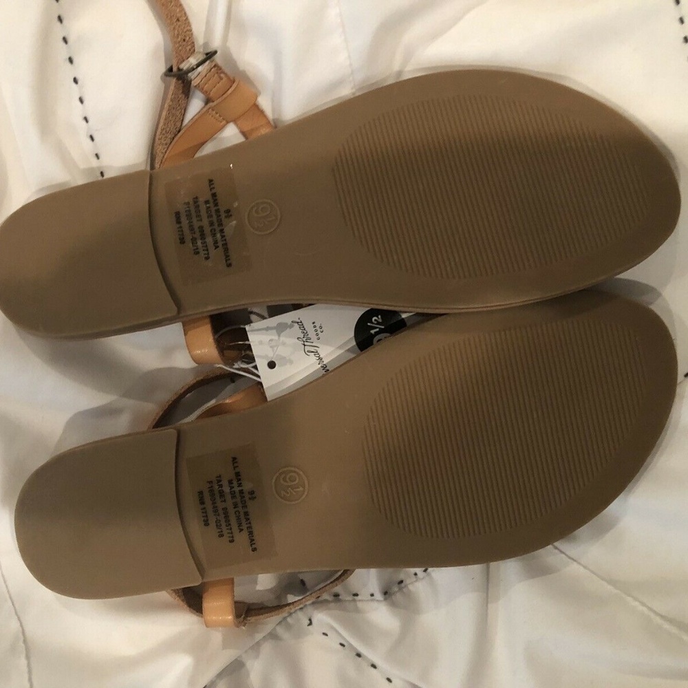 Women's Tan Studded Sandals